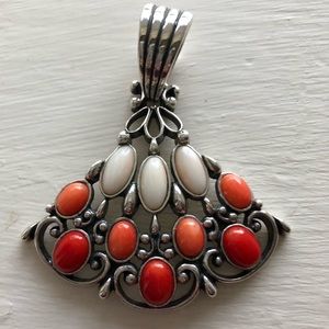 Carolyn Pollack Sterling silver multi-stone pendant/hanger